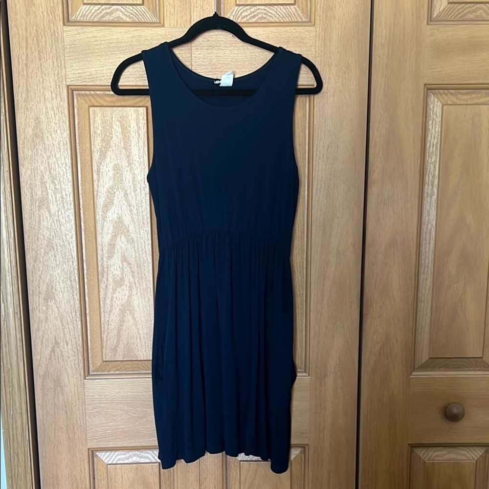 Blue Sheath Mini Dress